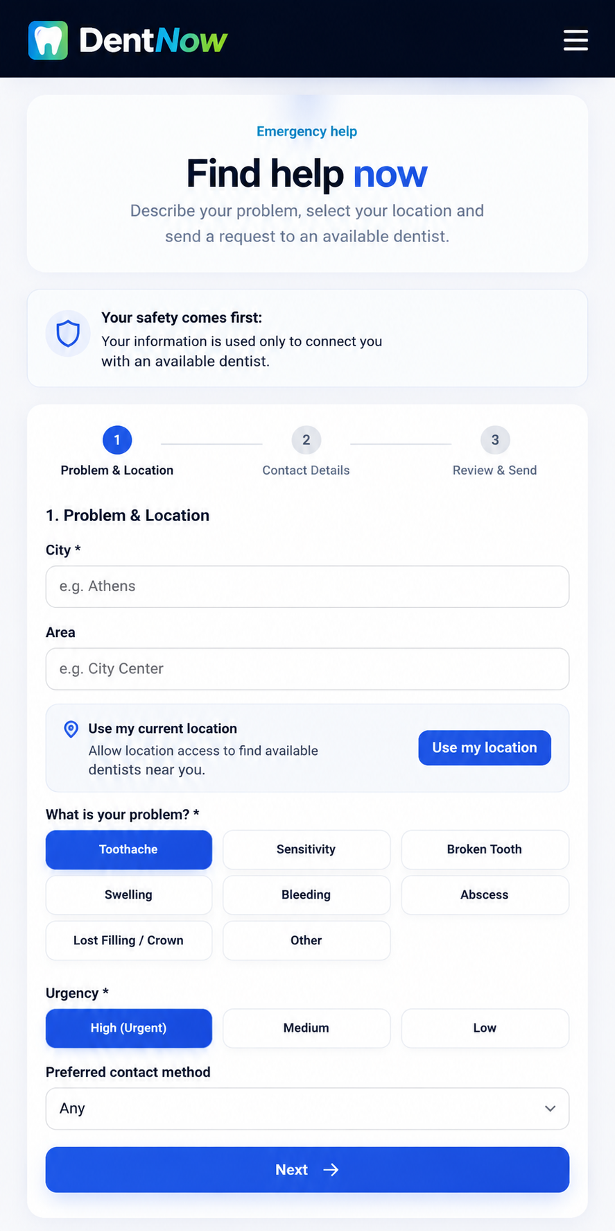 DentNow mobile